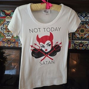 White Kids Shirt with Graphic Print